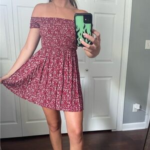 Princess Polly Off the Shoulder Floral Summer Dress